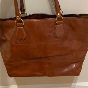 Banana republic large leather tote